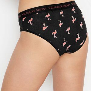 VS Size Small Flamingo Hiphugger Logo Waist Black NWT